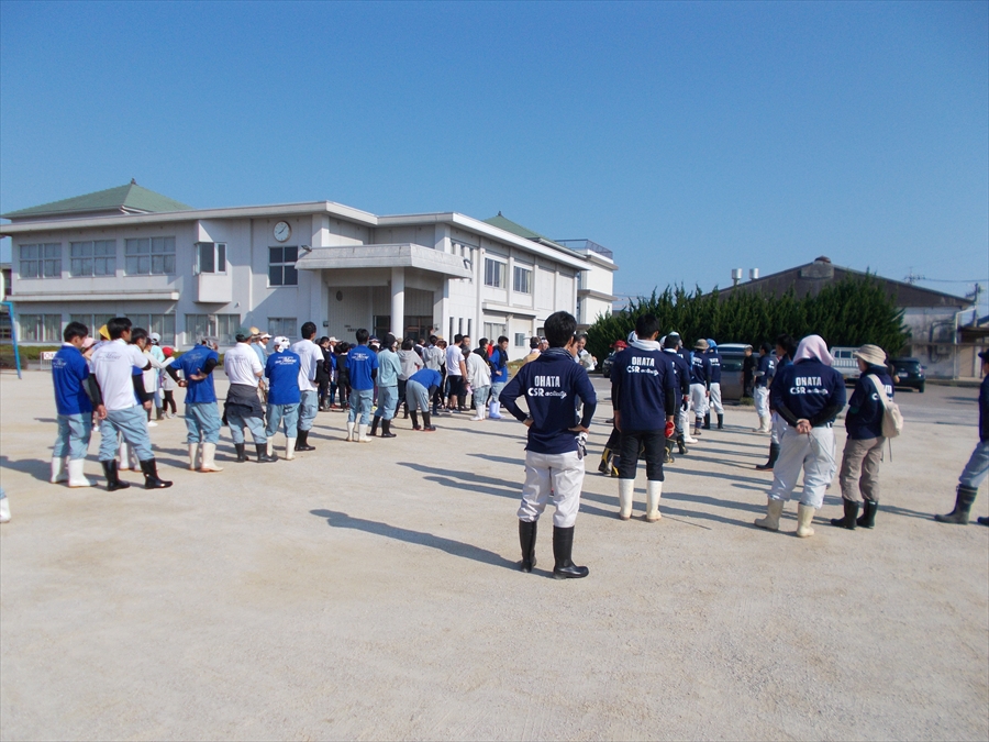 夏の恒例行事　益田川清掃活動に今年も参加しました。
